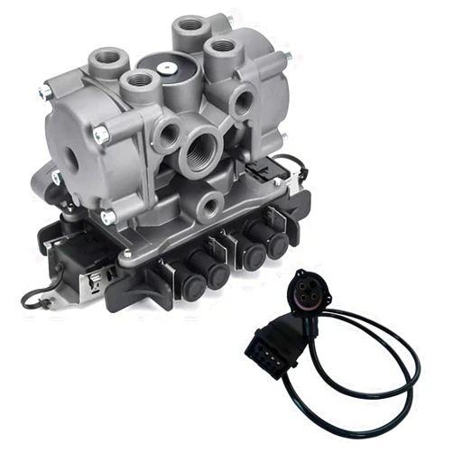 JIUGANG 4005001030 New Abs Ecu/Valve Assy TCS 2 Trailer 4S Metric thread Compatible with Mack Meritor Volvo Truck Replace# 4005001030,8235-S4005001030,S4005001037,TDAS4005001030,S4005001030