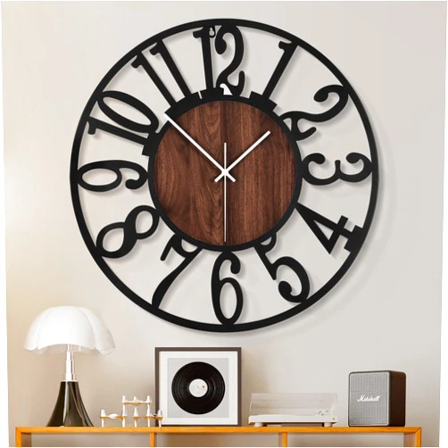 1st owned Large Wall Clock for Living Room Decor- 24