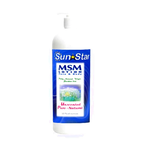 Natural Zing MSM Natural Pure & Natural Lotion-32 ozs.