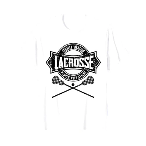 Awesome Lacrosse designs Lacrosse Legally Beating People With Sticks Funny Lax Gift T-Shirt