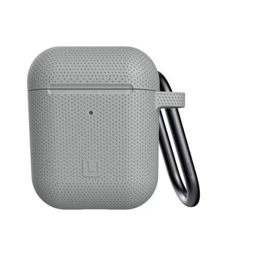 URBAN ARMOR GEAR/U by UAG UAG-UAPS-GY [U] Silicone Case Shockproof with Carabiner, Gray