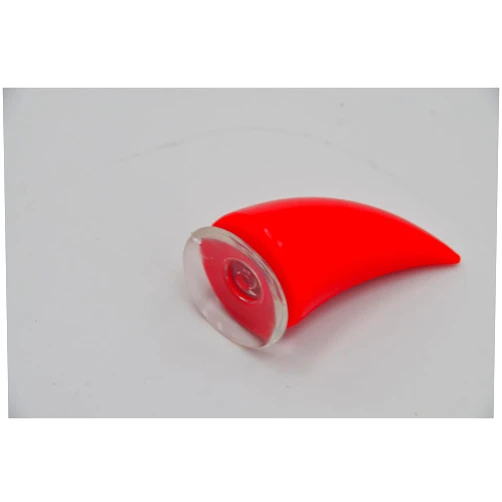 Elarco 2 PC Motorcycle Helmet Horn,Rubber Helmet Devil Horn with Sucker Motorcycle Helmet Decoration Accessories(Red)