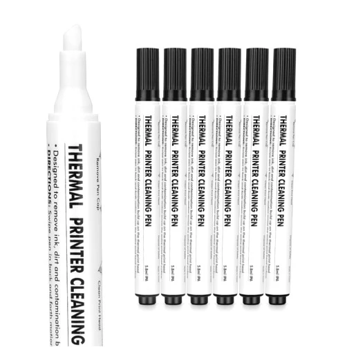 INCHOO Thermal Printer Cleaning Pen,Thermal Print Head Cleaning Pen, Universal Printer Printhead Cleaning Pen Cleaning Kit for Card Printer Thermal Printer (10PCS)