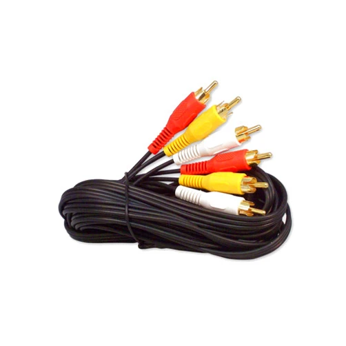 Your Cable 12 Foot RCA Audio/Video Cable 3 Male to 3 Male