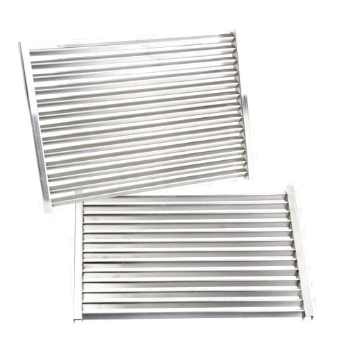 NEURARC 17.4 x 11.8 Inch Stainless Steel Cooking Grid Grates Replacement for Weber Spirit 300 Series for Genesis Silver/Gold B & C,2 Pack