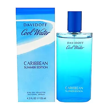 Davidoff Cool Water Caribbean Summer Edition Eau de Toilette Spray for Men, 4.2 Ounce