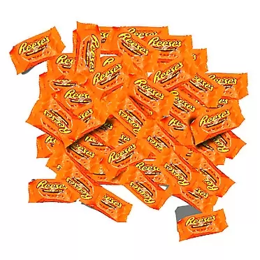 Reese's Peanut Butter Cups Candy, Milk Chocolate, Fun Size Cups, Bulk Individually Wrapped Candy, Pack Of 5 Pounds