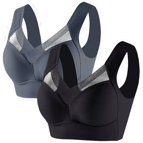 AIMAGAO Push up Wireless Bra, Soft Comfortable Gather Bra,Lift Bra,Seamless Bra for Women,Everyday Bras
