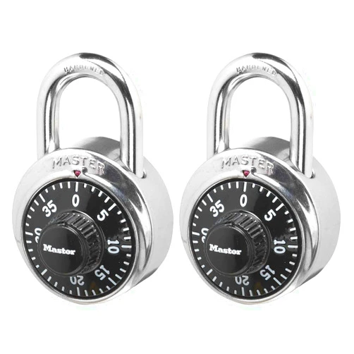 Master Lock Combination Lock MLK1500T 2/pk