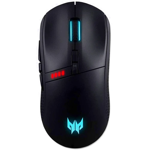 Acer Predator Cestus 350 Wireless Gaming Mouse: NVIDIA Reflex - Up to 16000 DPI - RGB Lighting - 8 Programmable Buttons - On-Board Memory - 5 Profile Settings - Pixart 3335 Sensor - Black