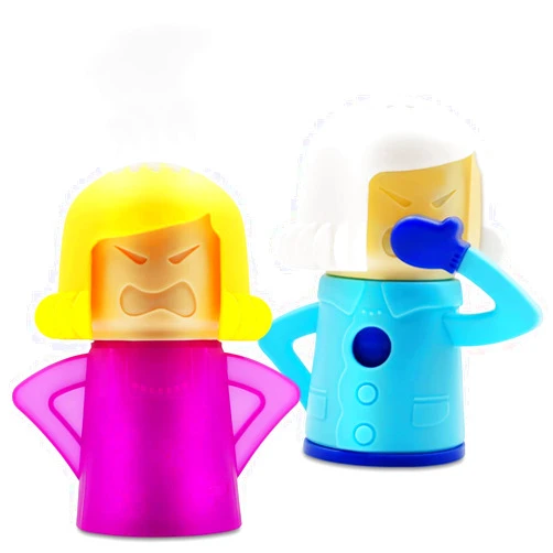 Abnaok Microwave Cleaner Angry Mom with Fridge Odor Absorber Cool Mom(2pcs)