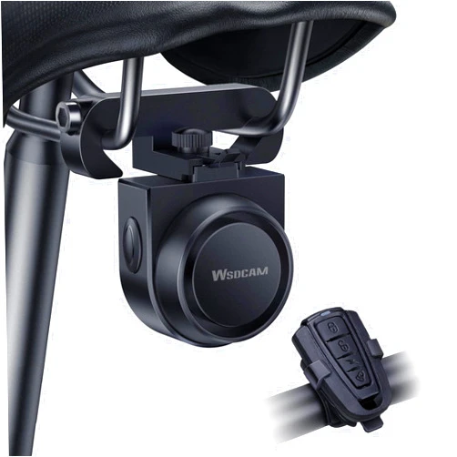 WSDCAM USB Rechargeable Bike Alarm with Remote, Wireless Vehicle Security Alarm System Anti Theft Vibration Motion Sensor Alarm for Car Trailer Motorcycle Scooter Ebike