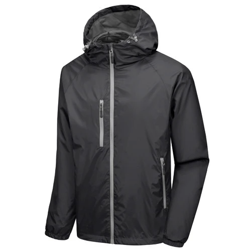 Little Donkey Andy Men’s Lightweight Windbreaker Jacket Breathable Windproof Hooded Wind Coat Hiking Running Golf Travel