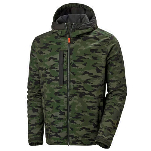 Helly-Hansen Kensington Hooded Softshell Jackets for Men with Durable Waterproof Membrane and Chest, Inside, and Hand Pockets