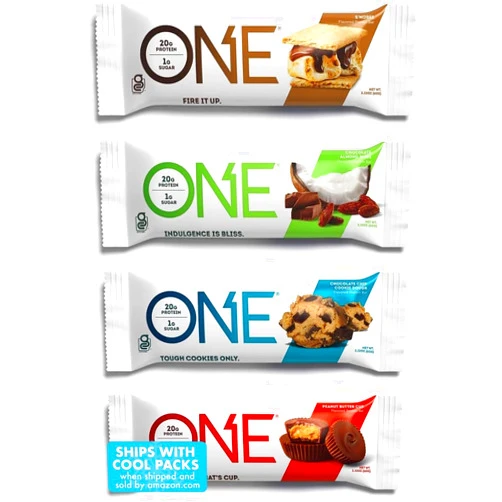 ONE Protein Bars, Chocolate Lovers Variety Pack, Gluten Free Protein Bars with 12g Protein and 1g Sugar, Pantry Staples, 2.12oz (12 Count)