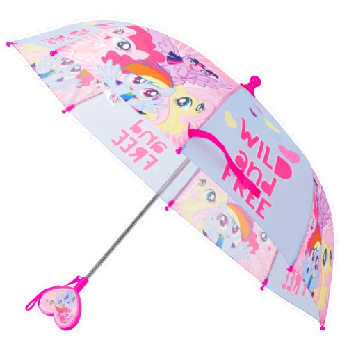 Hasbro Kids Umbrella, My Little Pony Toddler and Little Girl Rain Wear for Ages 3-6