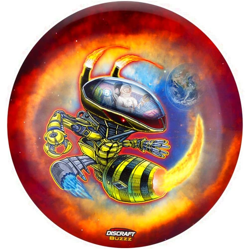 Discraft Supercolor Gallery Fire Buzzz Mid-Range Golf Disc