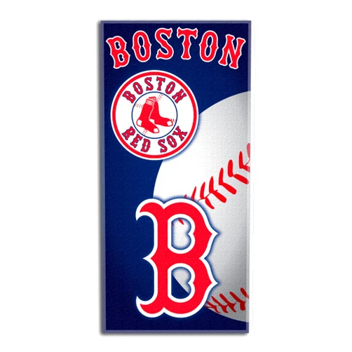 Northwest MLB Boston Red Sox Emblem Beach Towel, 28 x 58-Inch