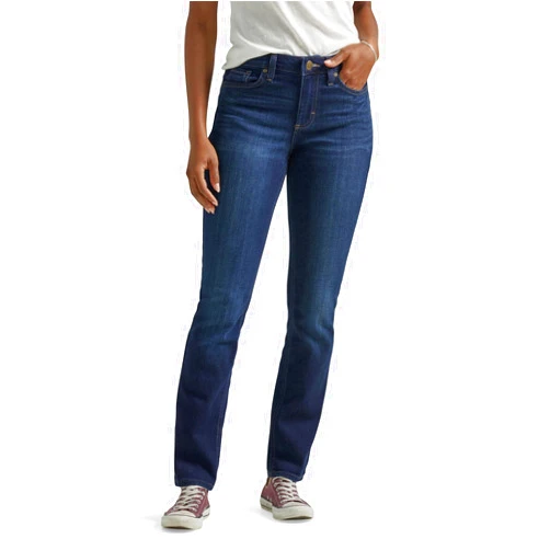 Lee Women's Legendary Mid Rise Straight Leg Jean