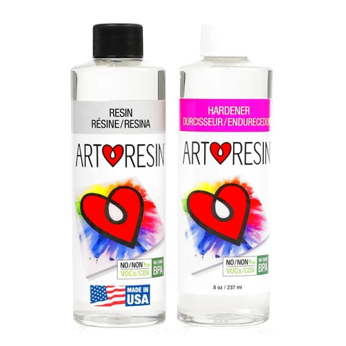 ArtResin - Epoxy Resin - Clear - Non-Toxic - 16 oz (8 oz Resin + 8 oz Hardener) (474 ml)