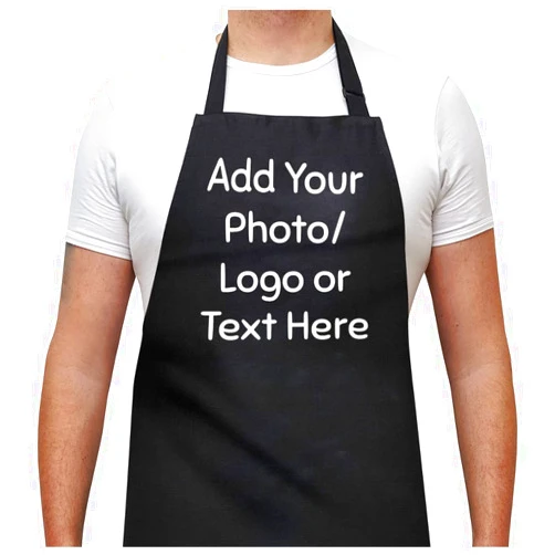 Magizak Personalized Apron For Men Women Custom Aprons with Text Logo Photo Cooking Master Chef BBQ Grill Kitchen Gift Birthday Christmas Customized Apron With Name
