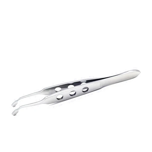 Azxhilarate Meibomian Gland Expressor, Stainless Steel Eyelid Massage Professional Face Care Craft Tools for Dry Eyes, High Precision Tweezer Tools - Rectangle Tip