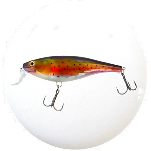 Carolina Hardware and Decor 2403 Rainbow Fishing Lure Ceramic Cabinet Drawer Knob