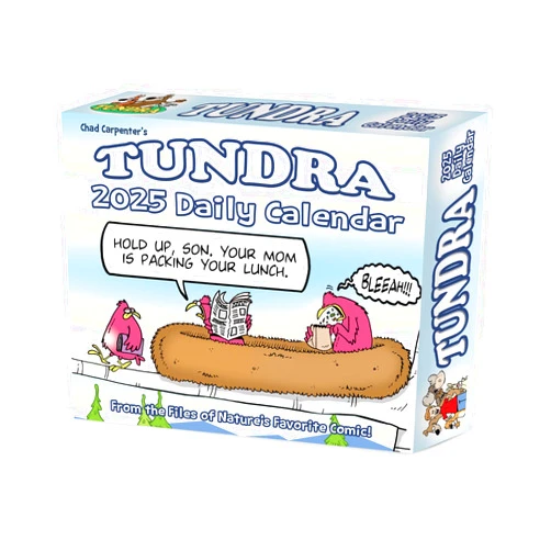 By Chad Carpenter (Creator) Willow Creek Press Tundra Daily 2025 Box/Desk Calendar (5.86