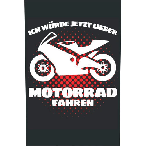 German Edition by Lustige Sprüche und witzige Geschenkideen (Author) Ich Würde Jetzt Lieber Motorrad Fahren!: Notizbuch A5, 120 Seiten, LINIERT - Lustiges Motorrad Spruch Motiv für Alle Motorradfahrer und Biker! Super ... und Biker Geschenkidee! (German Edition)