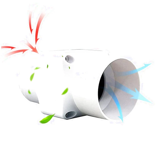 MODBE Bathroom 2 Inch Inline Fan 6/18W Quiet Extractor Inline Duct Fan 22CFM 50MM Vent Mini Blower for Greenhouse Kitchen Garage Pet Room (Color : Adjustable Speed, Size : 18W/20MM)