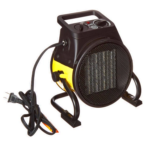 Dura Heat EUH1465 Electric Forced Air Heater with Pivoting Base 5,120 BTU, Yellow