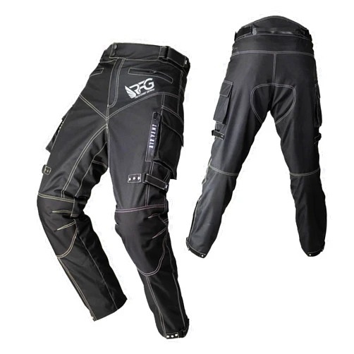 Revforge Gears RFG Motorcycle Pants – Waterproof Cordura Fabric - Riding Pants with Armor Zippers & Double Stitching