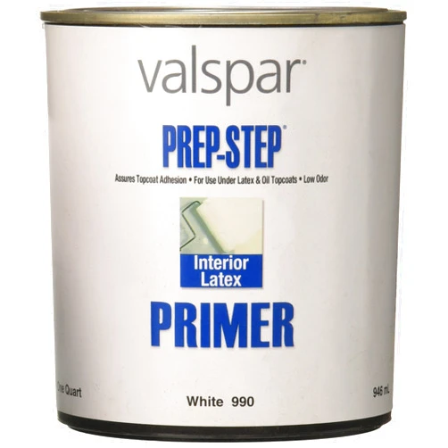 Valspar 44-990 QT Primer Latex, 1 Quart, White