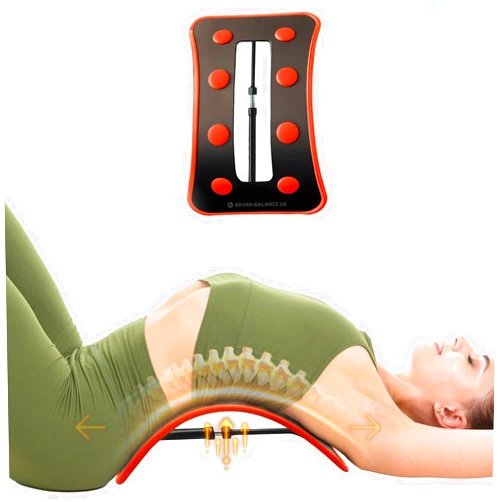 Artan Balance Adjustable Back Stretcher for Lower Back Pain Relief - Back Cracker for Muscle Tension Relief, Herniated Disc, Sciatica, Spine Decompression - Lumbar stretcher Max weight Capacity 220 lbs or Less