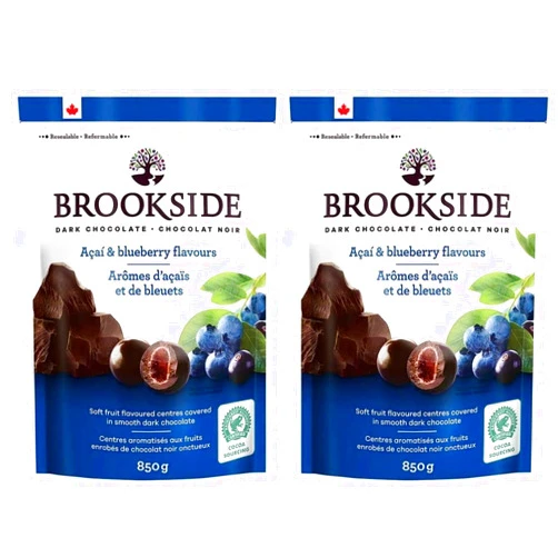 Generic Brookside Chocolate Acai & Blueberry, 850g/1.9 lbs (Pack of 2) Shipped from Canada
