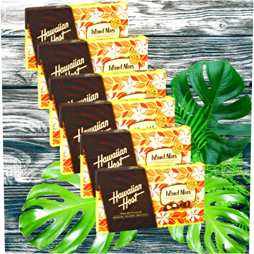 Hawaiian Host Island Macs Tiare Tiare Handy Pack, 6 boxes - 5 ounce (30 oz)