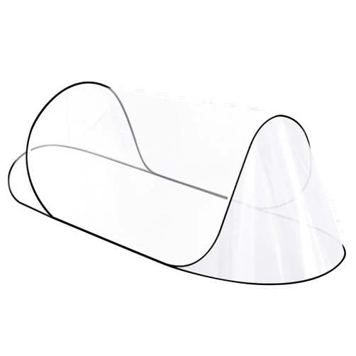 Axcoix 78 * 31 * 23 Inch Large Pop Up Mosquito Net, Portable Foldable Mesh Tent, Breathable Lightweight Mosquito Net Tent for Bed Camping Travel Patio
