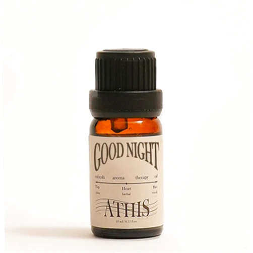 Athis Organic Essential Oil Blends - Invigorating, Calming & Uplifting Scents for Home & Office (Sleeping)