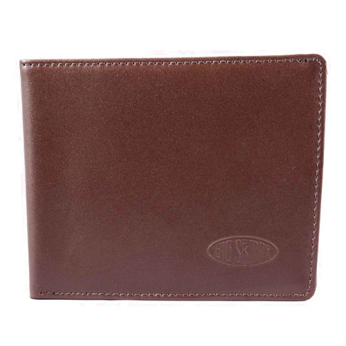 Big Skinny Men's Super Skinny Leather Bi-Fold Slim Wallet, Holds Up to 30 Cards