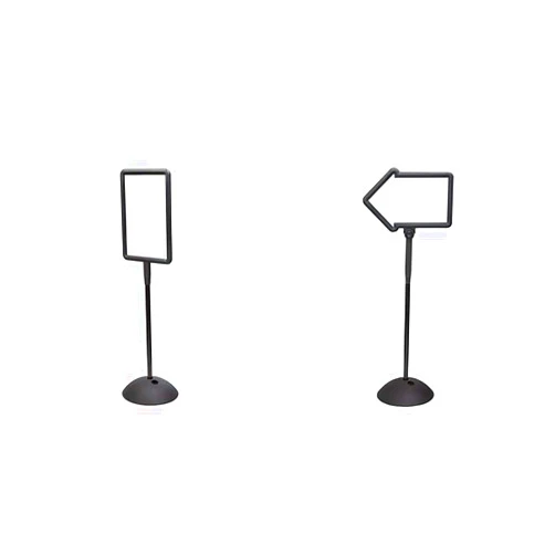 Safco Products Write Way Rectangle Message Sign 4117BL, Black & Write Way Directional Arrow Sign 4173BL, Black, Magnetic Dual-Sided Dry Erase Board, Indoor and Outdoor Use