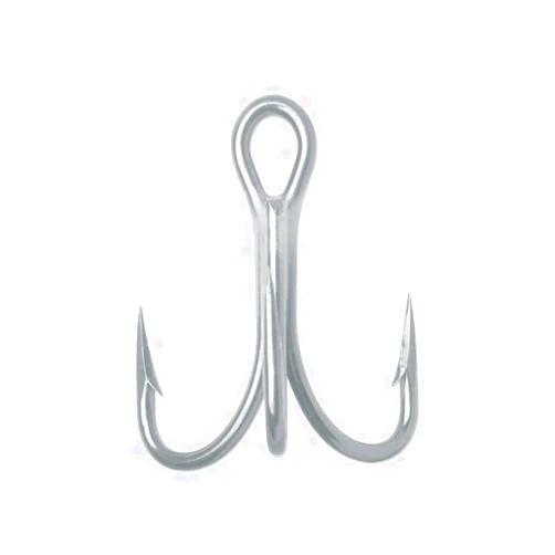 VMC O'Shaughnessy Treble Short 4X Perma Steel #1/0,Coastal Black