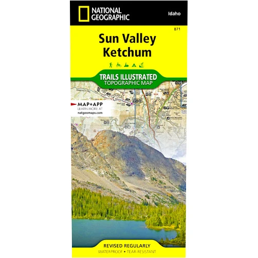 By National Geographic Maps - Trails Illustrated (Author) Sun Valley, Ketchum Map (National Geographic Trails Illustrated Map, 871)