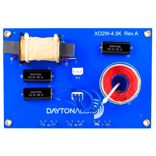 Dayton Audio XO2W-4.5K 2-Way Speaker Crossover 4,500 Hz