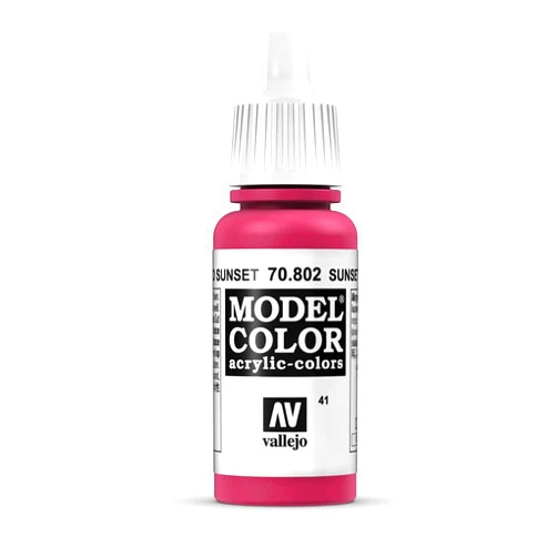 Vallejo Sunset Red Paint, 17ml