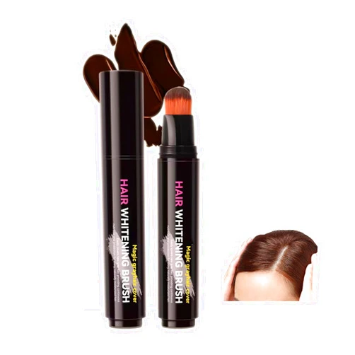 MIESCHER Hairline Powder Stick Quick Stick Instantly Conceals Hair Loss- Hair Shadow Long-Lasting Hair Coloring Waterproof Hair Touch Up For Thinning Hair for Women & Men(3# Coffee)