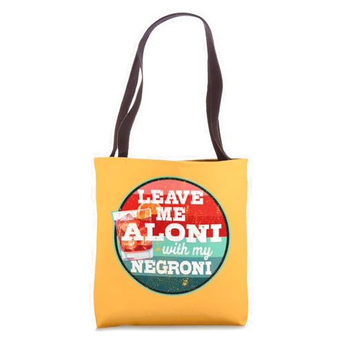 Negroni Cocktail Gear Funny Negroni Cocktail Design for Negroni Drinkers Tote Bag