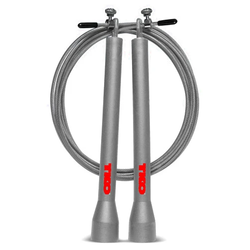 TKO Lightweight Speed Jumprope, Adjustable 9 Ft Jump Rope Length, Speed Jump Ropes for Fitness, Warm-Up, and Cardio