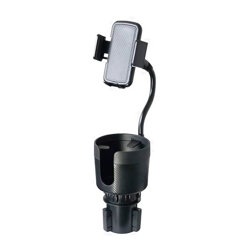 Limitless Innovations CupCargo Pro – 2-in-1 Car Cup Holder Expander and 360° Phone Mount with Adjustable Base and Flexible Neck, Universal Fit
