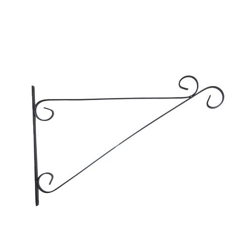 Esschert Design Hanging Basket Hook Scroll, Metal - X Large