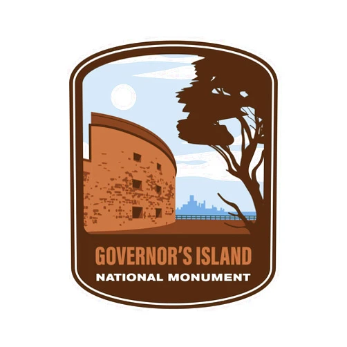 Vagabond Heart Governor’s Island National Monument Iron On Patch